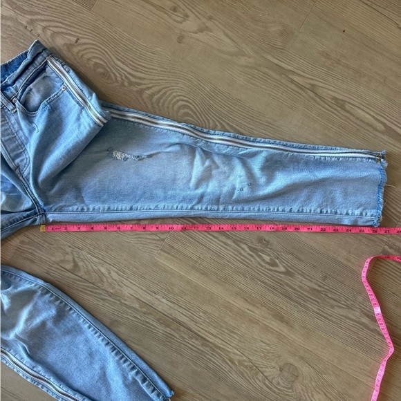 Pistola Charlie Utopia Zip Jean womens size 26 straight high rise side zipper - Picture 6 of 8